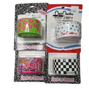 NEW CharCharms Bottle Boot - Set of 4 - Fits tumbler size 2.8 - 3.1